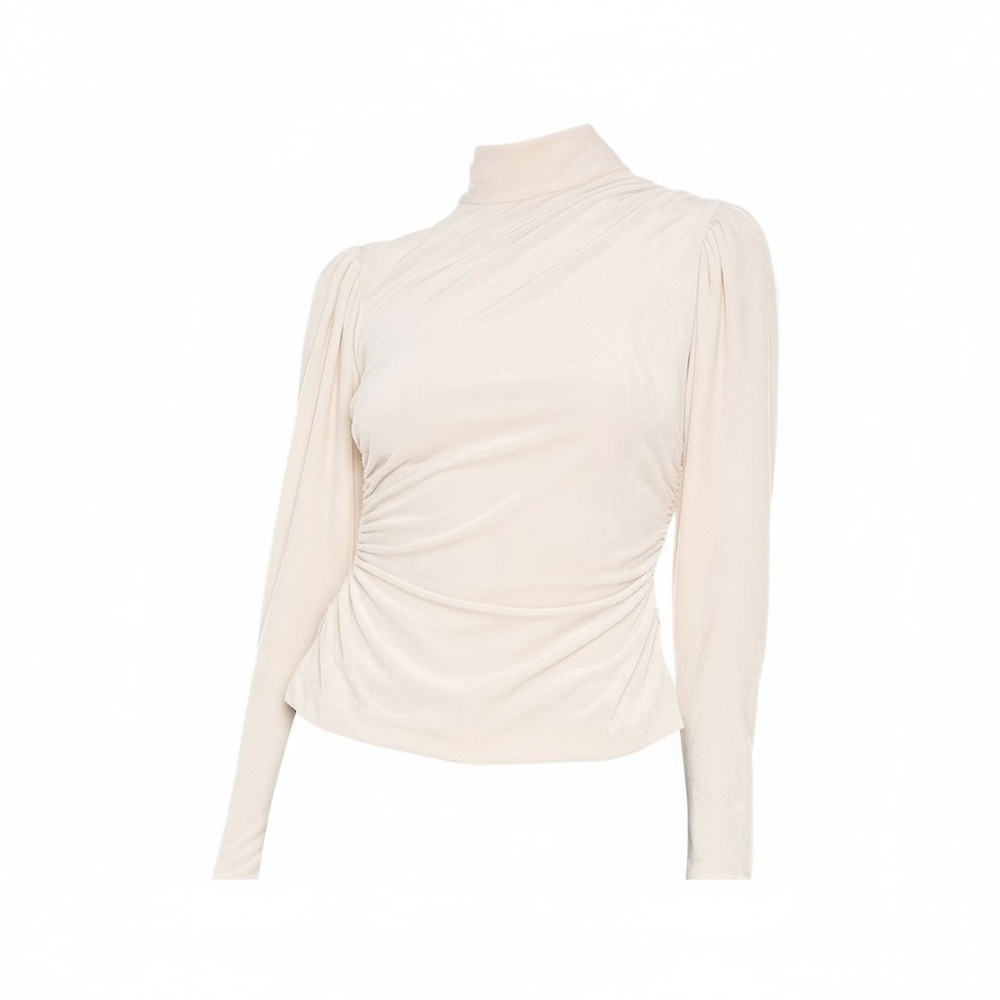 A.L.C. Joss Top in Rice Cream Textured Fabric
